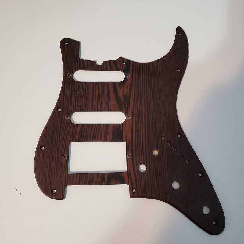 Van Dyke Harms Stratocaster Wood Pickguard Wenge Hss Reverb