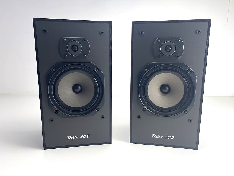 Wharfedale Delta Passive Speakers Set Black Reverb Canada