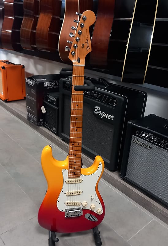 Fender Player Plus Stratocaster Mn Tequila Sunrise Chitarra Reverb