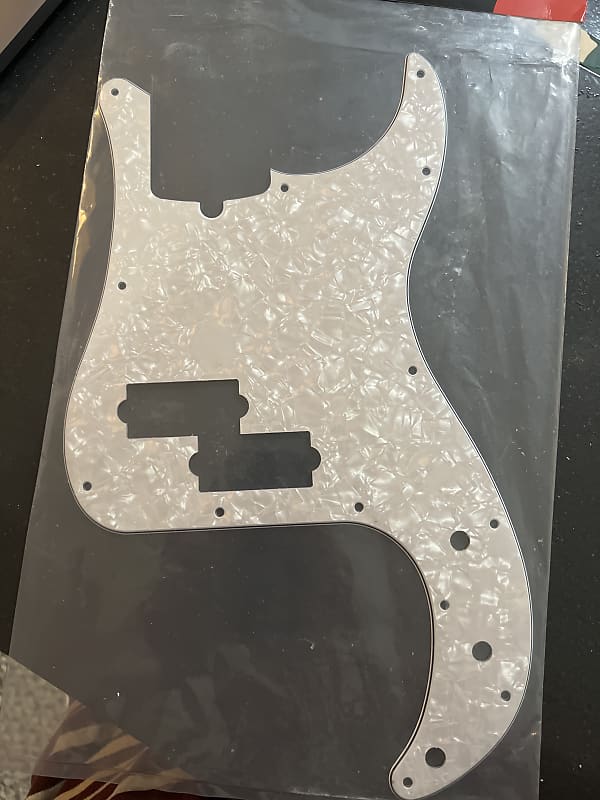 Fender Precision Bass White Pearl Pickguard Reverb