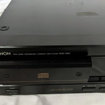 Denon DCD 1520 PCM Audio Technology Compact Disk CD Player Reverb