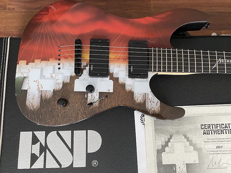 ESP LTD Metallica Master Of Puppets Ungespielt 15 Aus 400 Reverb