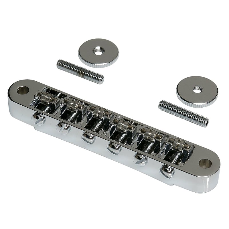 Chrome Roller Saddle Tune O Matic Bridge W M Posts For Reverb