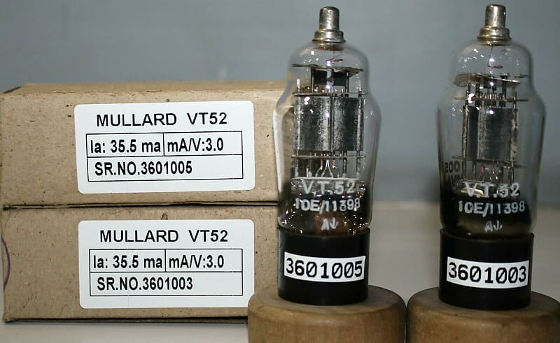 Mp Vt El Za Mullard Made In Gt Britain Avo Reverb