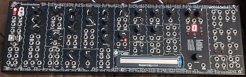 Soundmachines Modulor114 Analog Modular Synthesizer Desktop Reverb