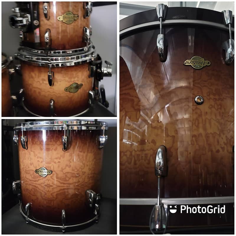 Pearl Masters Maple Mcx Shell Pack Mocha Tamo Lacquer Reverb