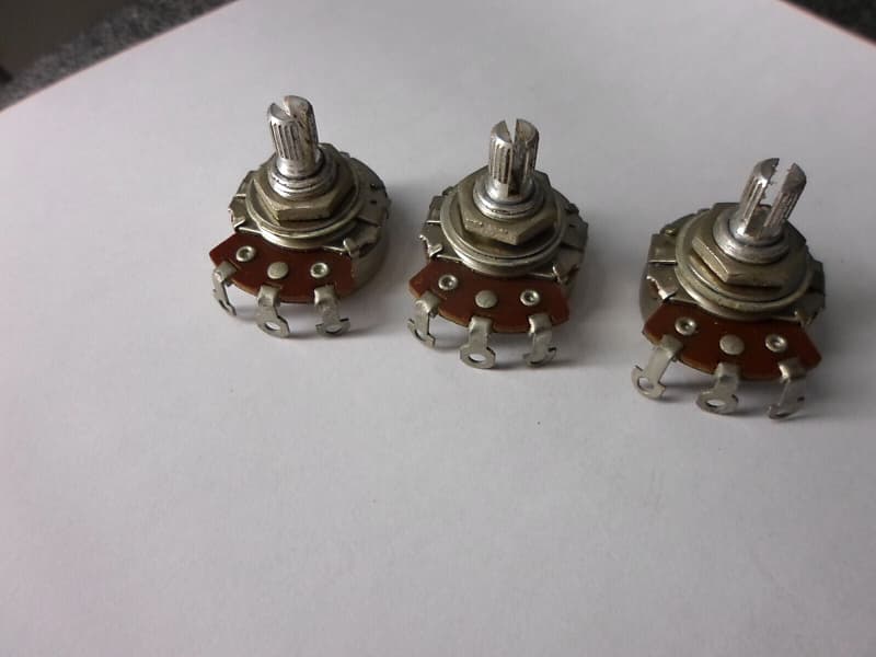 Vintage Fender Stratocaster Pots K Potentiometers Reverb