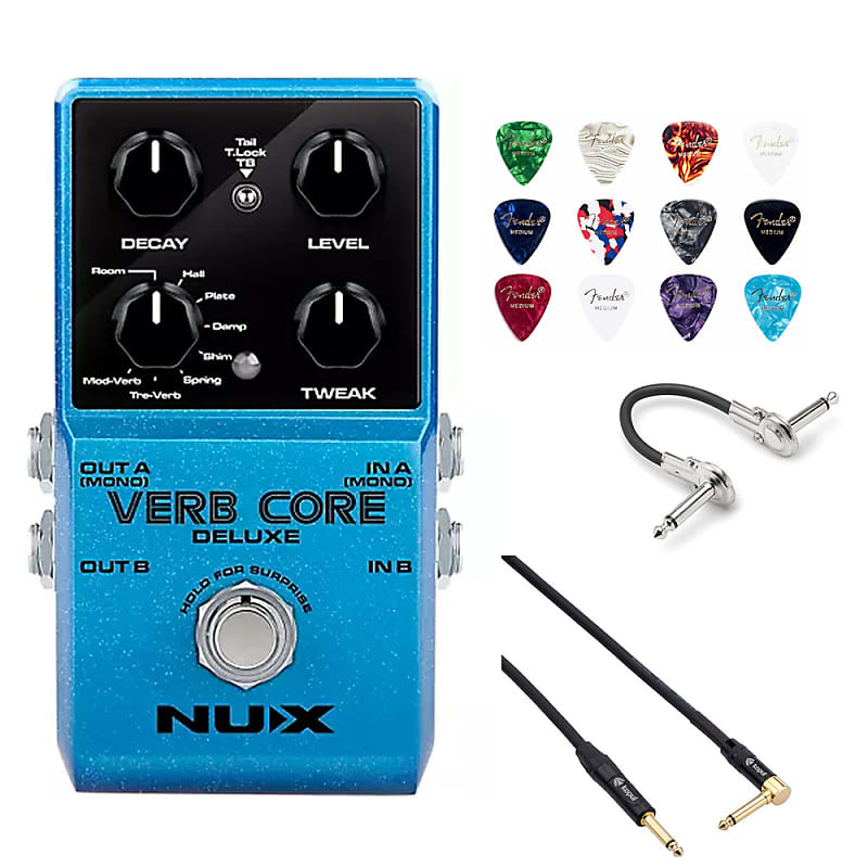 NUX Verb Core Deluxe Pedal With 8 Different Reverbs And Reverb