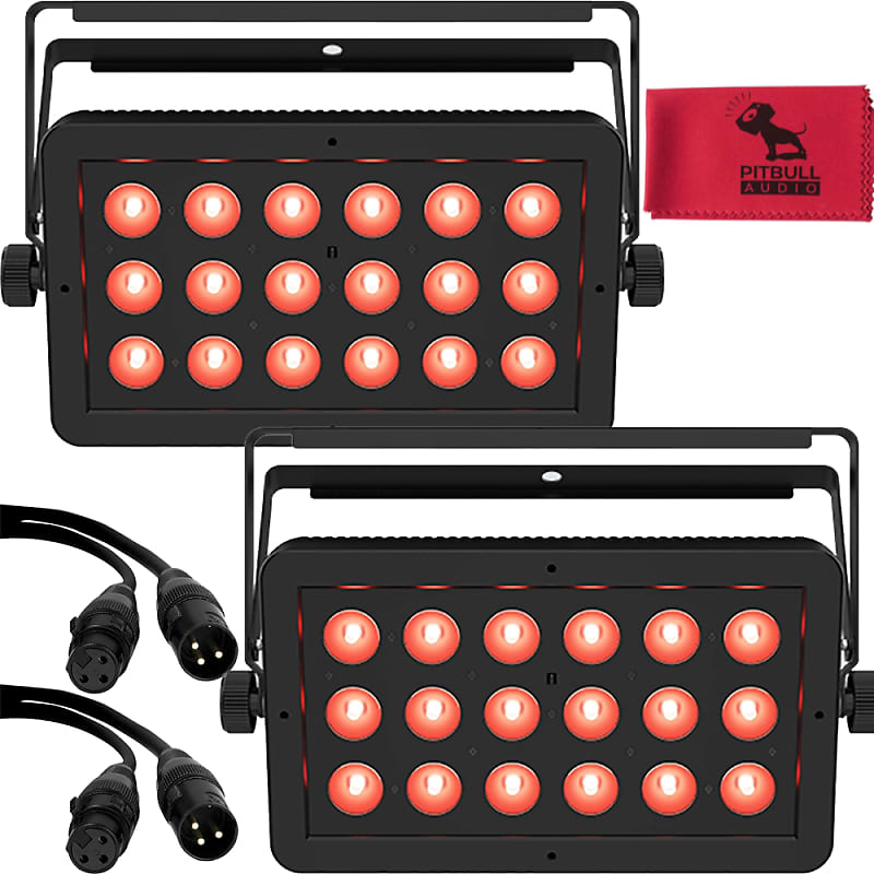 Chauvet SlimBANK Q18 ILS Quad Color RGBA LED Wash Lights Reverb