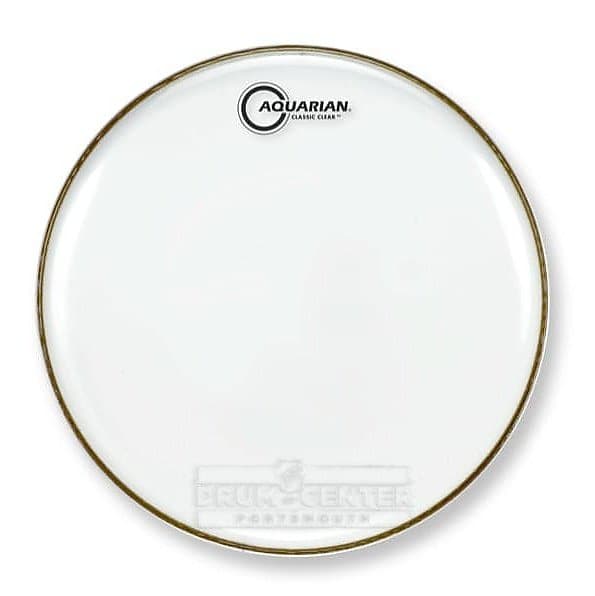 Aquarian Classic Clear Snare Side Drum Head Reverb