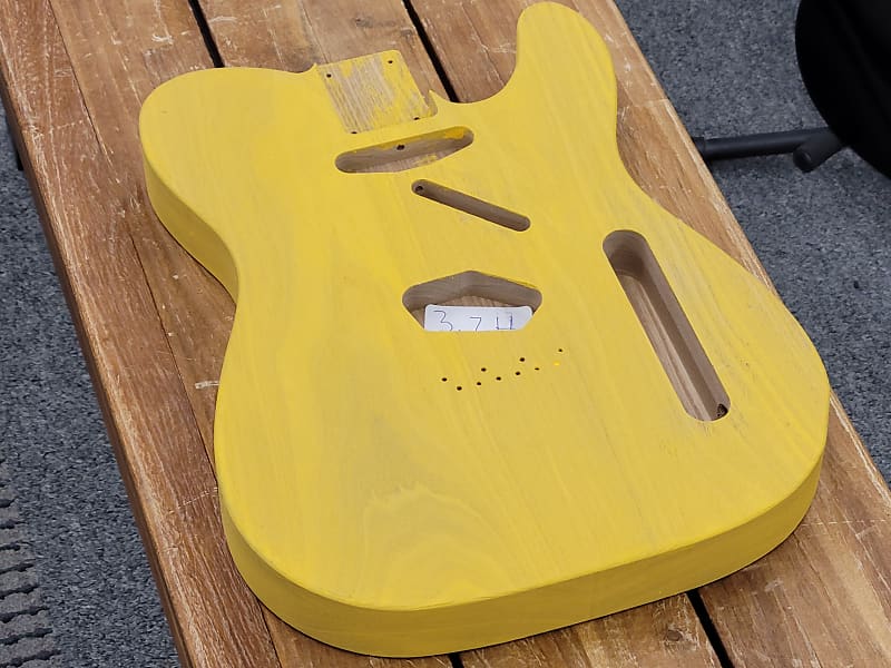 USA Handmade Tele Body Butterscotch Blonde Reverb