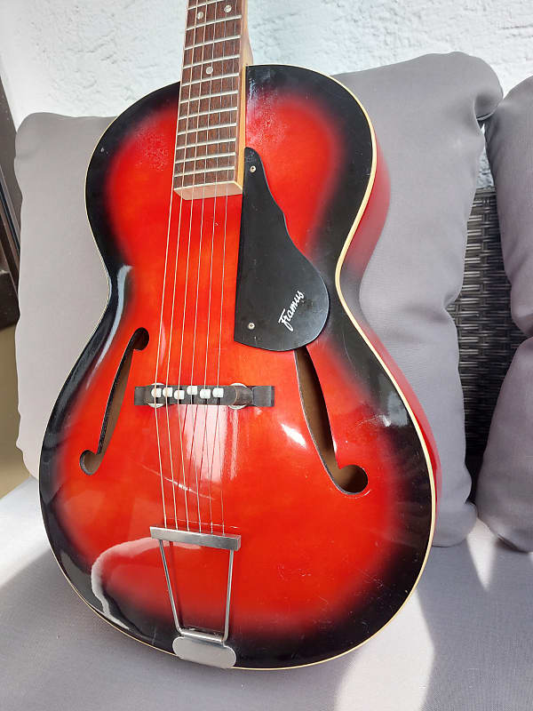 Framus 5 51 German Vintage Parlor Archtop Guitar From 1970 Reverb