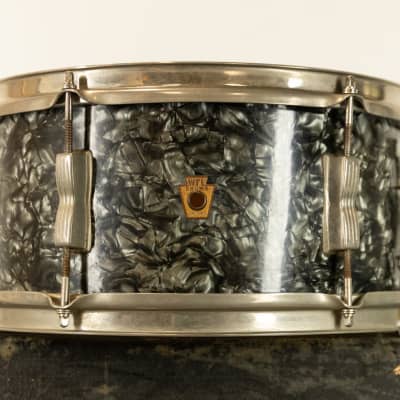 Premier Snare 14x5 Black Diamond Pearl Wrap Reverb