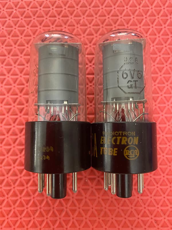 Matched Pair RCA 6V6 6V6GT Vacuum Tubes Valves Reverb