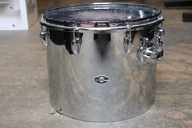 Slingerland X Concert Tom Drum Chrome Over Maple Vintage Reverb