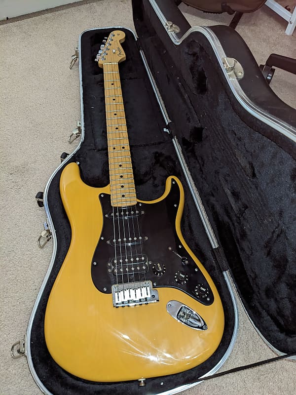 Fender American Stratocaster Hss Butterscotch Blonde Reverb