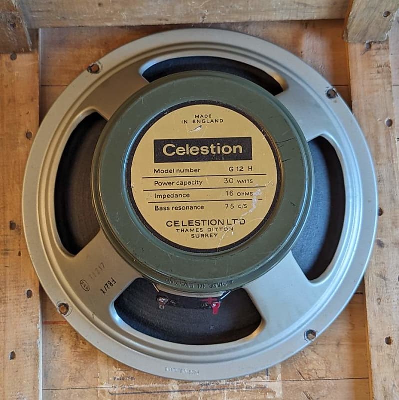 Celestion G12H Greenback T1217 30w 16 Ohm 1969 Pre Rola Reverb