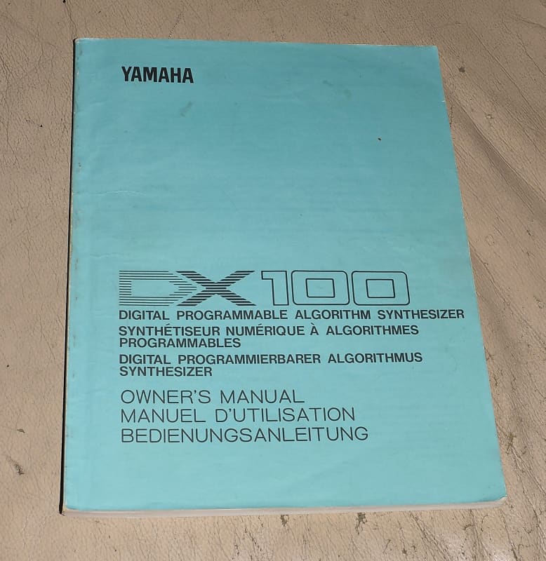 Yamaha DX 100 Owner S Manual Reverb