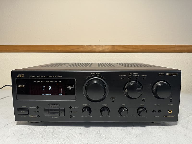 JVC RX 718V Receiver HiFi Stereo Audiophile 5 1 Channel Phono Reverb