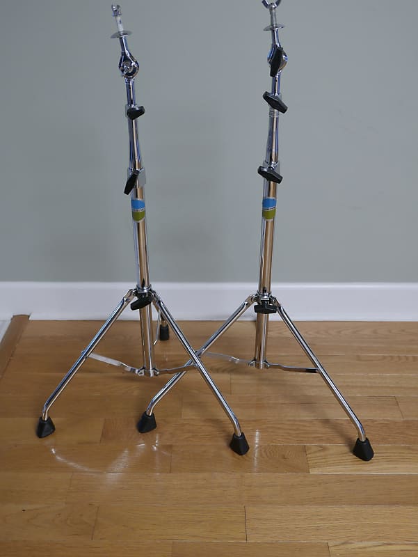 Pair Of Ludwig Hercules Cymbal Stands Vintage 1979 Reverb