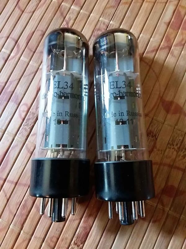 Electro Harmonix El Matched Pair Tubes Nib Reverb