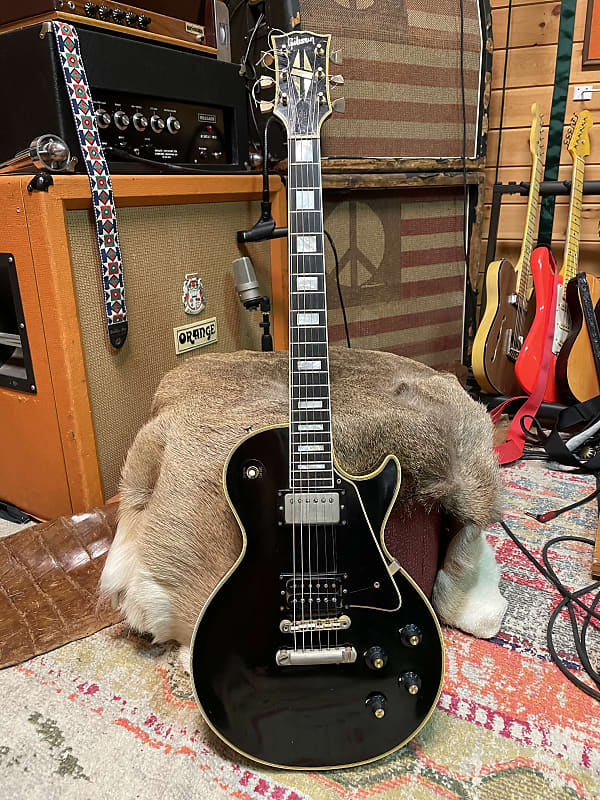 Gibson Black Beauty Les Paul Custom 1968 Reverb