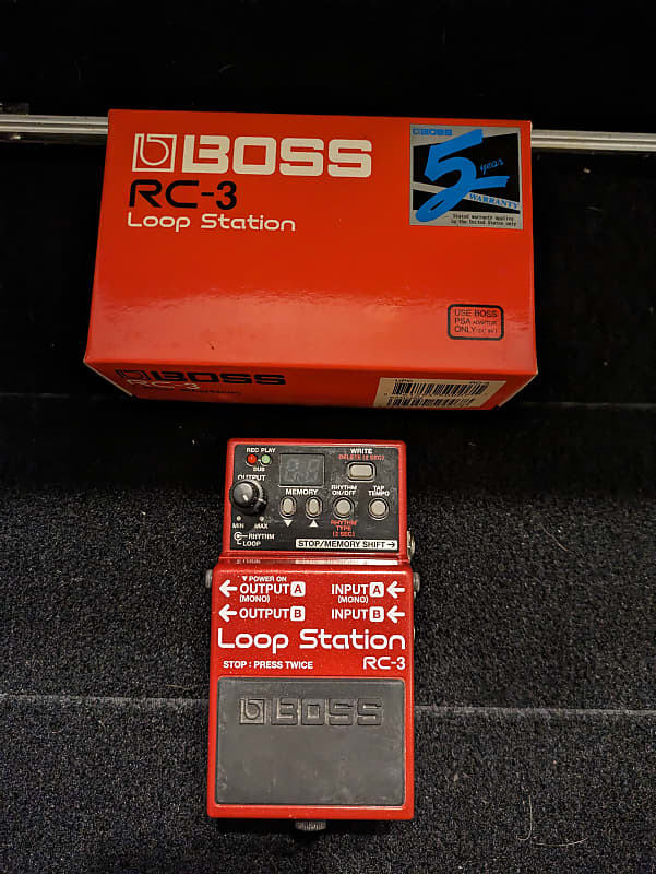 Boss RC 3 Loop Station 2011 Present Red Reverb