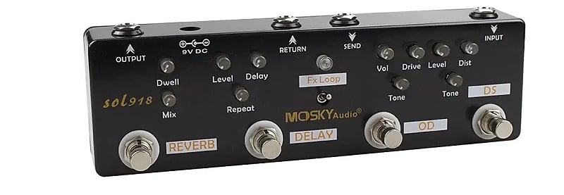 Mosky Audio Sol In Multi Effect With Overdrive Reverb