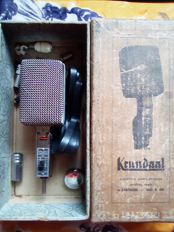 Davoli Krundaal Vintage Microphone Model K S Nice For Reverb