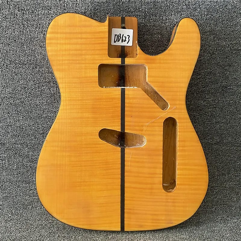 Alder Wood Telecaster Tele Style Guitar Body With Maple Top Reverb