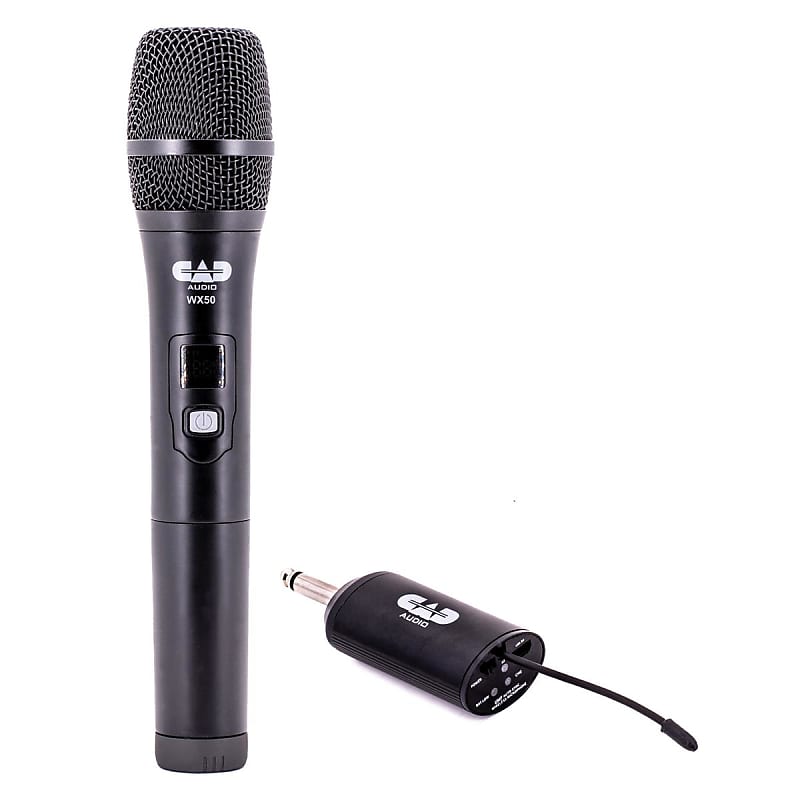 CAD Audio WX50 UHF Wireless Handheld Microphone System Band Reverb