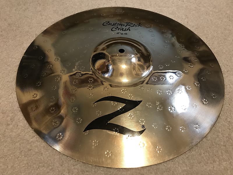 Zildjian 18 Z Custom Rock Crash Cymbal 1993 2001 Reverb