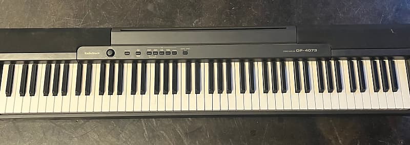 Key Digital Piano Keyboard Radioshack Dp Reverb