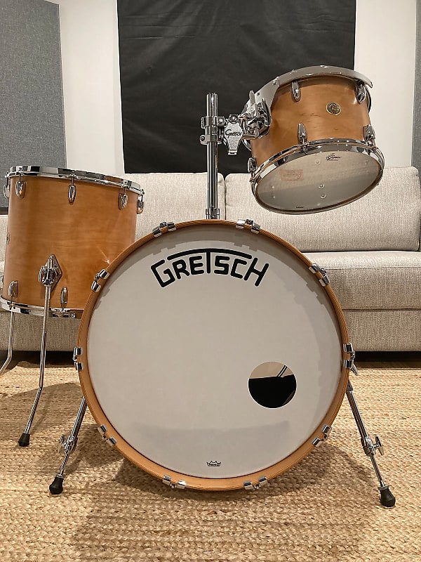 Gretsch Broadkaster Satin Natural W Snare Reverb