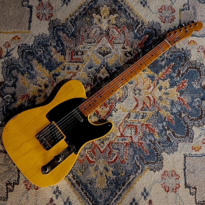 Whitfill Custom Guitars 52 T Butterscotch Blonde Relic Reverb