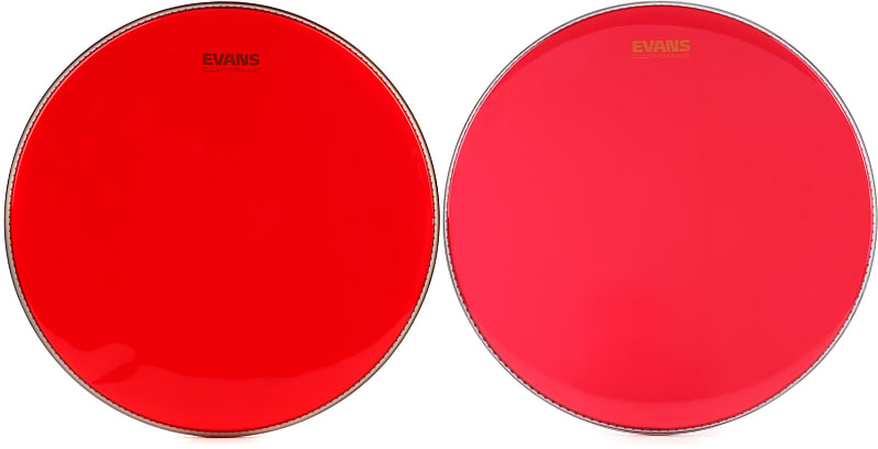 Evans Hydraulic Red Bass Drumhead 22 Inch Bundle With Evans Reverb