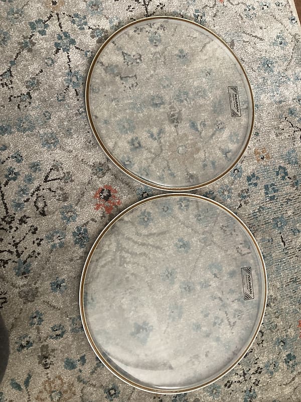 Aquarian 12 And 14 Classic Clear Drum Heads Reverb