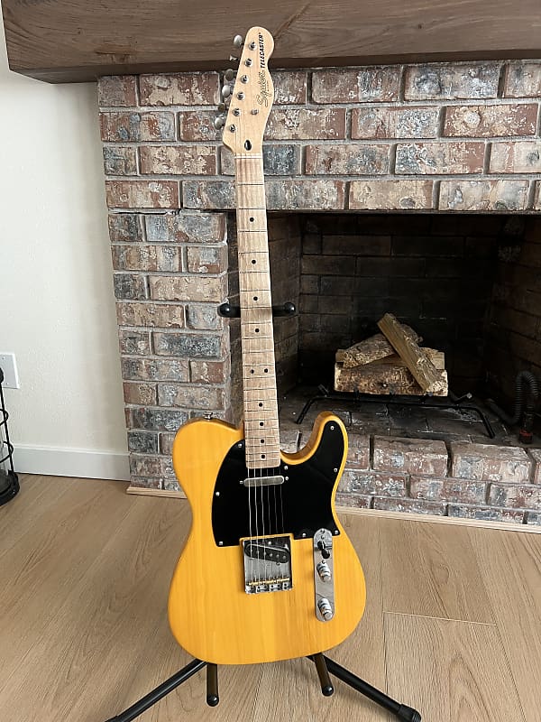 Squier Telecaster Partscaster 2020s Butterscotch Blonde Reverb