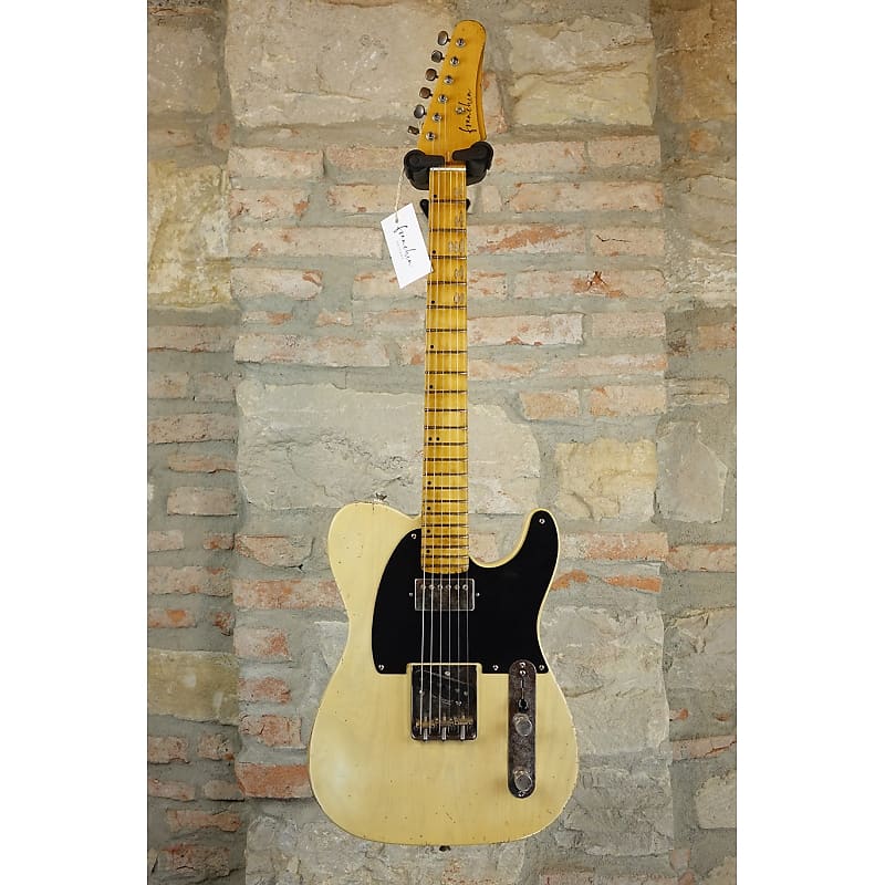 Franchin Mars Telecaster Sh Relic Butterscotch Blonde Reverb