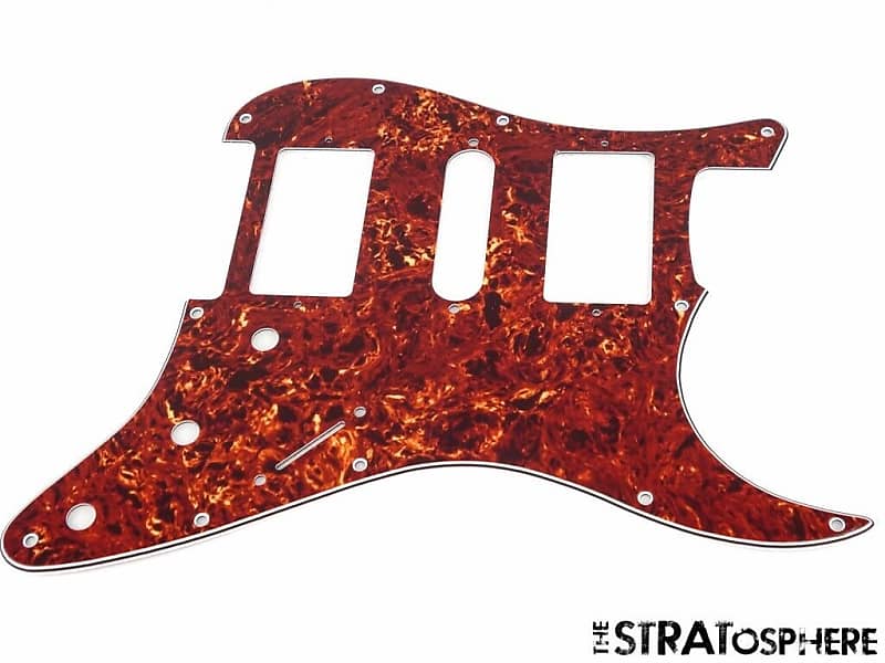 NEW Brown Tortoise HSH Stratocaster PICKGUARD For Fender Reverb