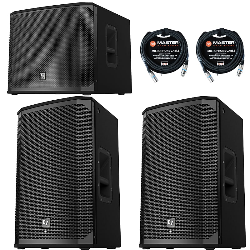 Ev Ekx Sp Powered Subwoofer W Powered Speakers Reverb