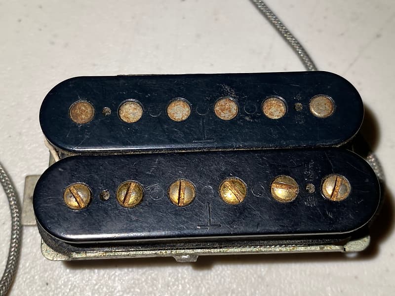 Gibson Patent Sticker T Top Humbucking Pickup Gold Reverb