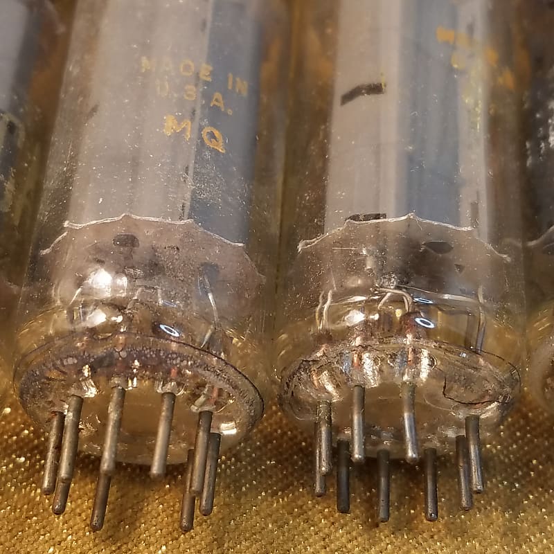 Rca Matched Pair El Bq Tnos At Tested Vacuum Reverb Uk