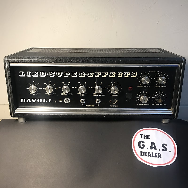 1960s Davoli Krundaal Lied Super Effects TUBE Head Reverb