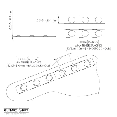 NEW Hipshot Grip Lock STAGGERED LOCKING TUNERS 6 In Line Reverb