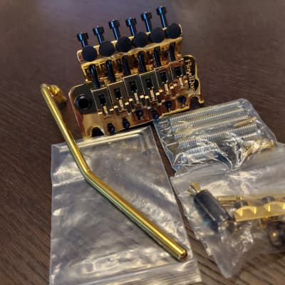 Floyd Rose 1000 Series Original Style FR 1000 Tremolo Gold Reverb