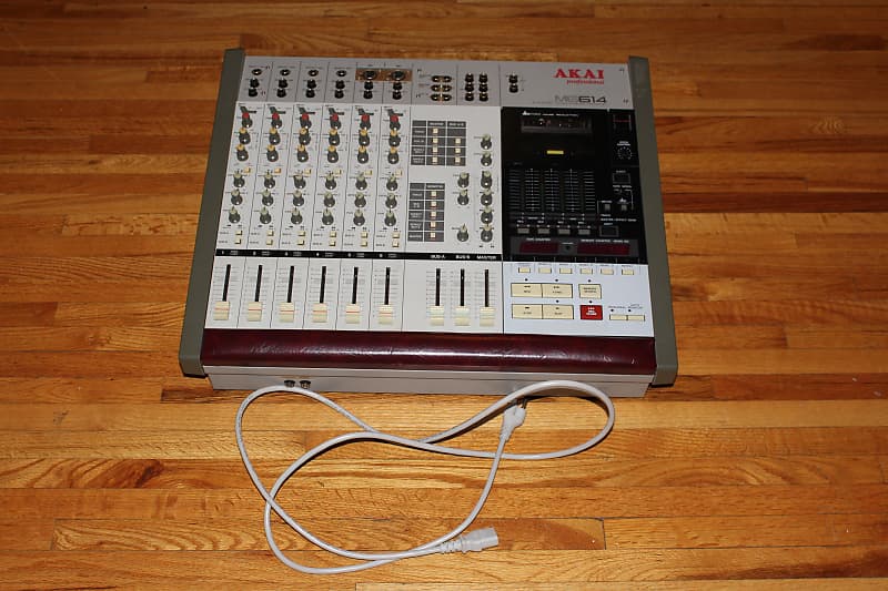 Akai MG 614 6 Channel Mixer 4 Track Recorder Reverb