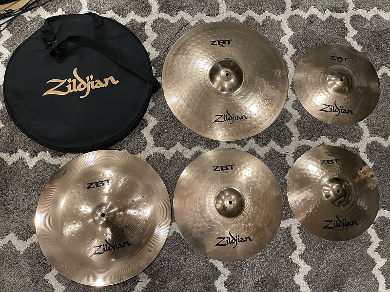 Zildjian Zbt Cymbal Set Hi Hat Crash Ride China With Reverb