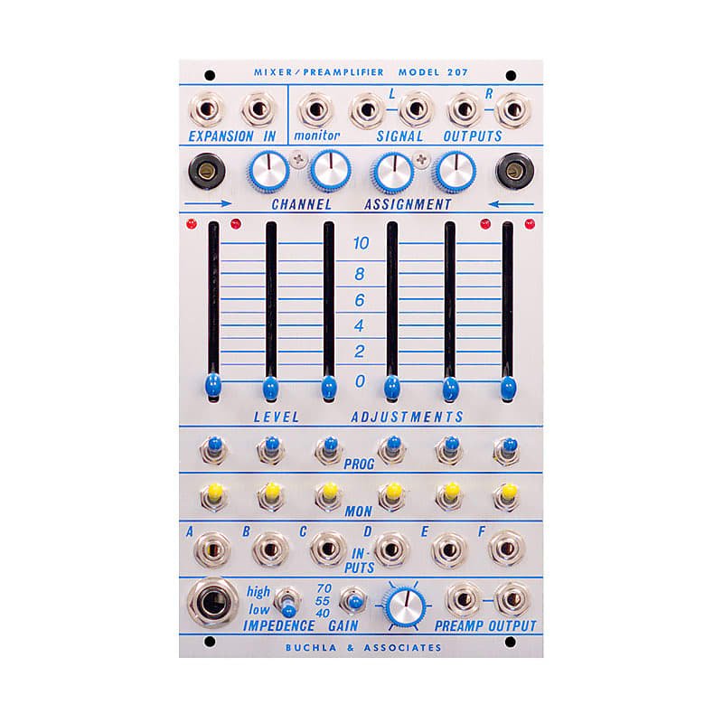 Buchla Classic Reissue Mixer Preamplifier Reverb