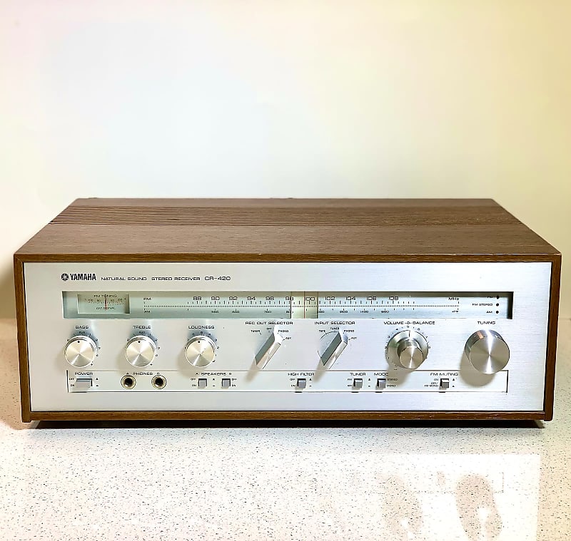 Yamaha CR 420 Natural Sound Stereo Receiver Reverb